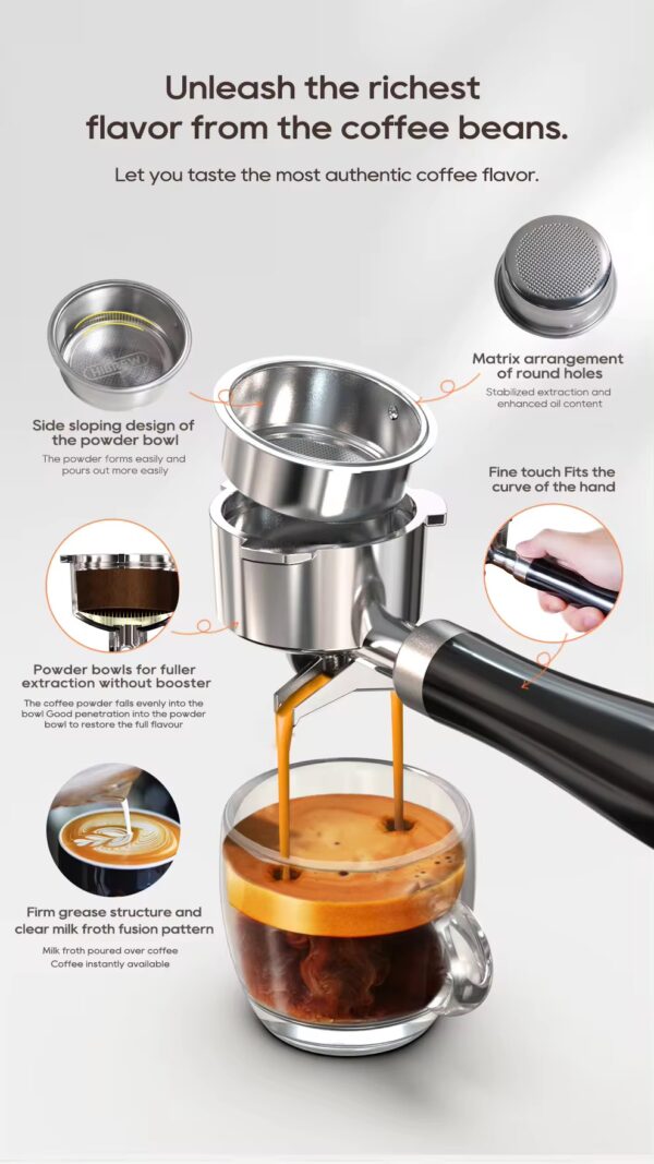 Super Slim Coffee Maker Cappuccino H10B - Image 6