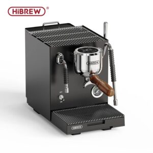 HiBREW H21 Black Professional Espresso Machine – PID, Dual Pump & 58mm Portafilter | UAE